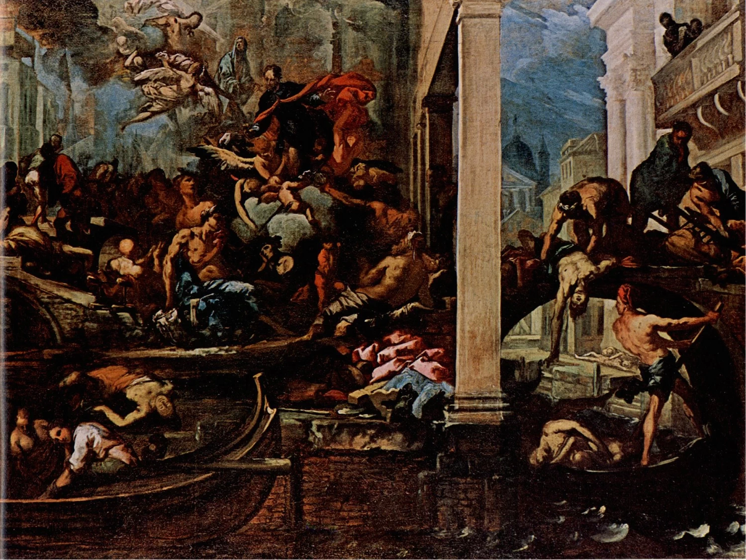 La peste del 1630 a Venezia - Kunsthistorisches Museum, Vienna, bozzetto